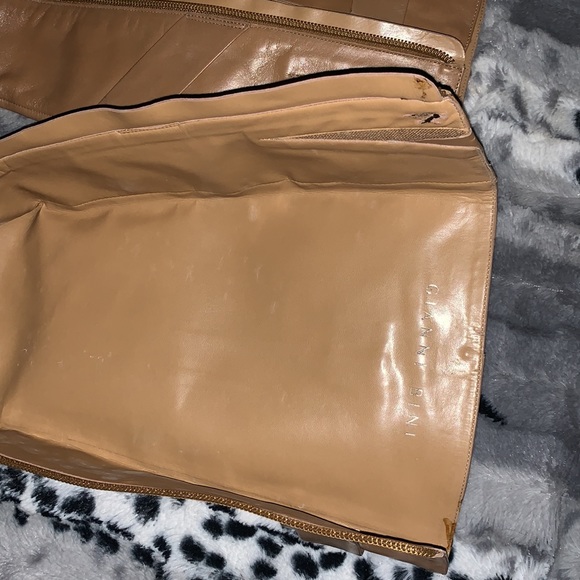 Gianni Bini Camel Leather Knee High Boots — 6 - Picture 13 of 16